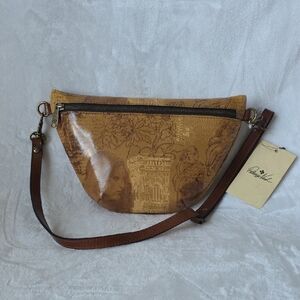Brown‎ Leather Crossbody Bag